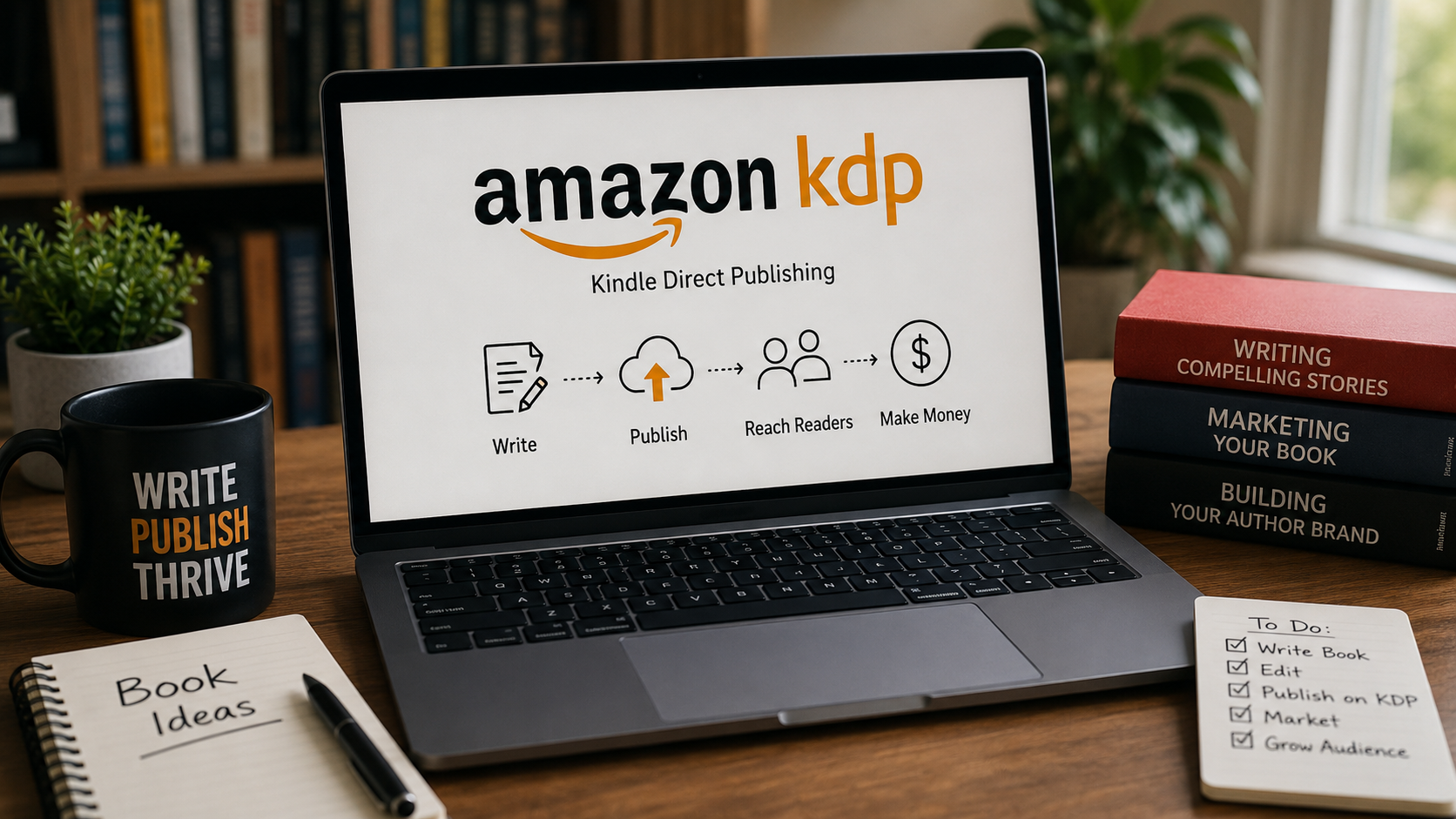 کسب درآمد دلاری از انتشار کتاب در KDP آمازون